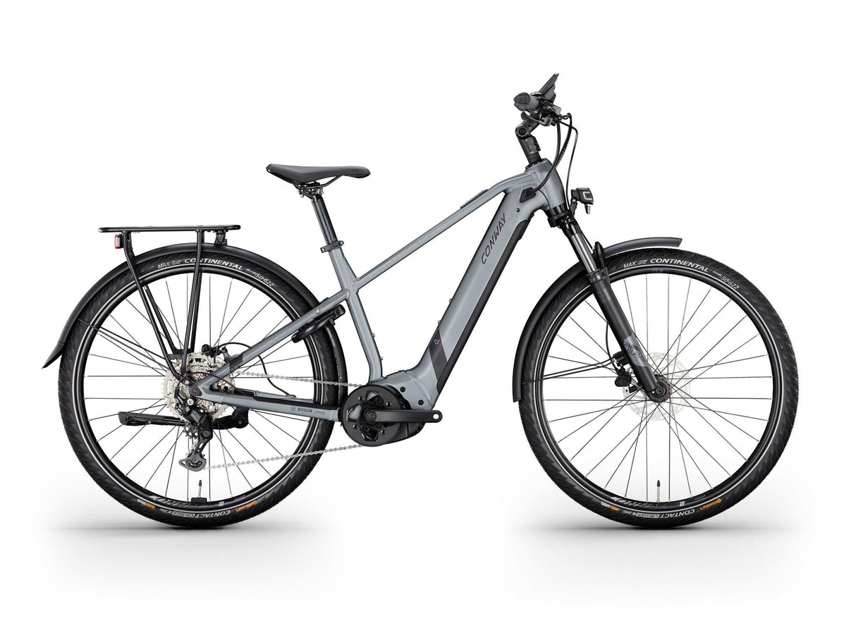 Conway elektrische trekkingfiets cairon t 3.0 750 se (#1) ebike conw. cairon t 3.0 750 se 28 49 9sp sil. bl.