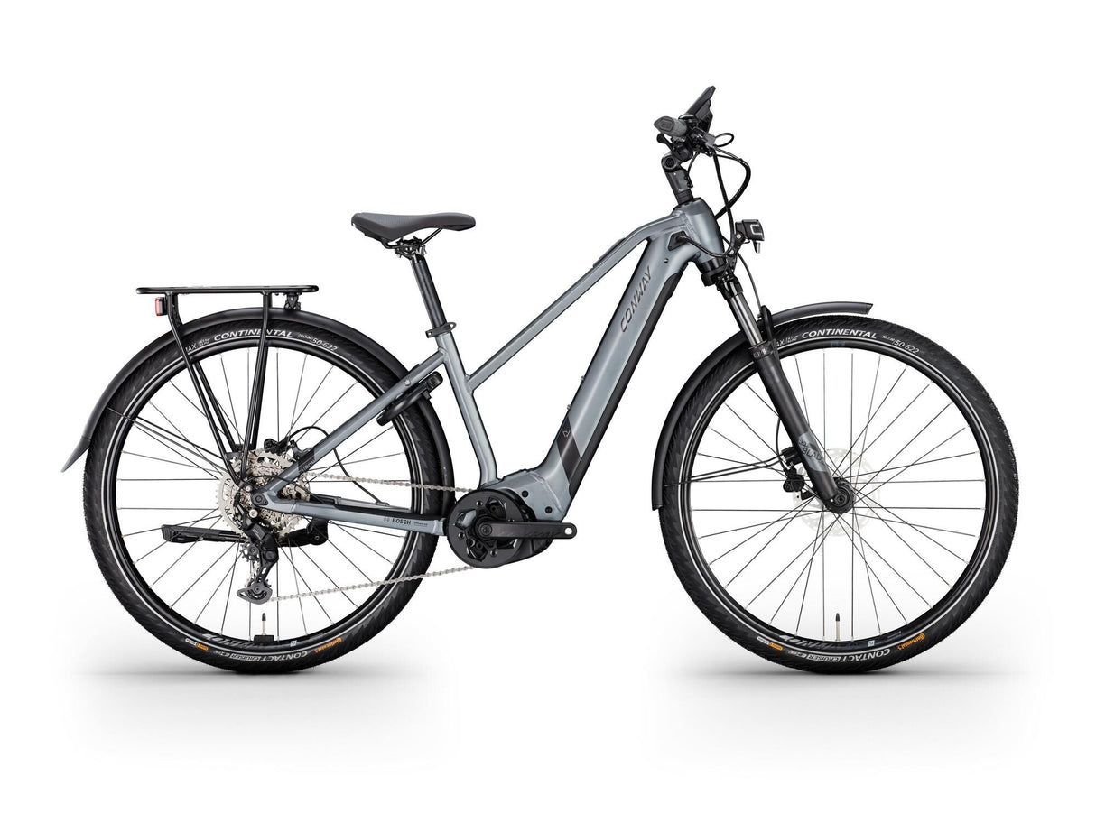 Conway elektrische trekkingfiets cairon t 3.0 750 se (#1) ebike conw. cairon t 3.0 750 se 28 45 9sp sil. bl.