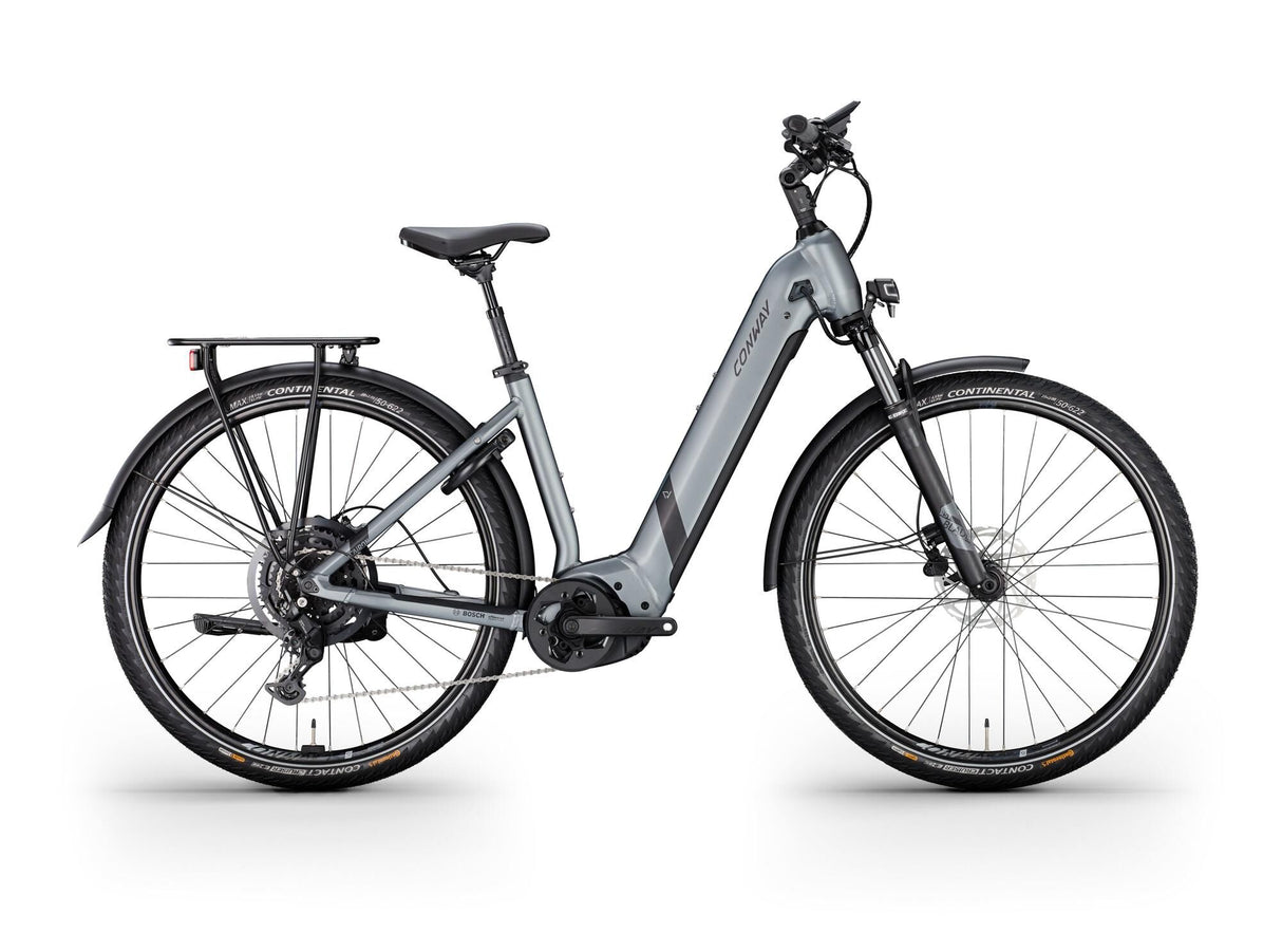 Conway elektrische trekkingfiets cairon t 3.0 750 se (#1) ebike conw. cairon t 3.0 750 se 28 42 9sp sil. bl.