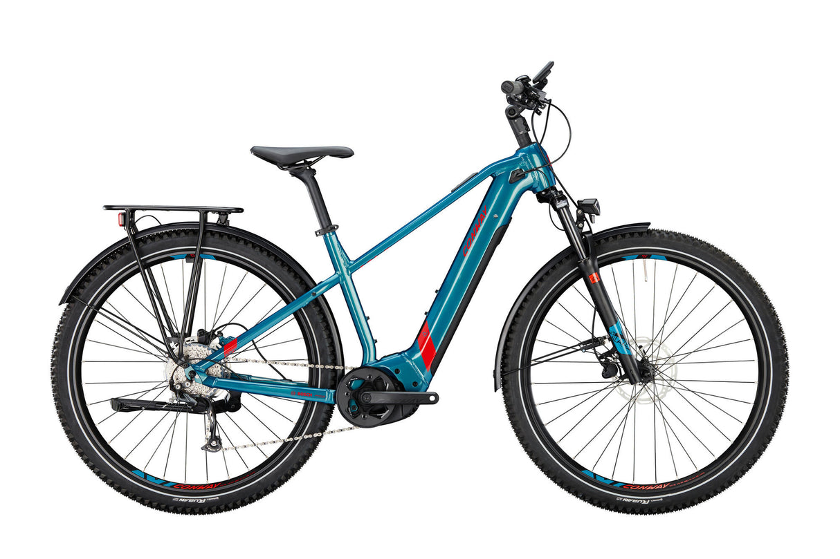 Conway elektrische suv cairon c 2.0 625 mod. 23 ebike con.cairon c2.0 625 29 45 diam. 9sp pet. red