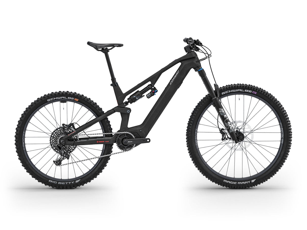 Conway elektrische mtb full-suspension ryvon lt 4.0 mod. 24 ebike con.ry.lt 4.0 29 40 full sus.12sp carbon sil.