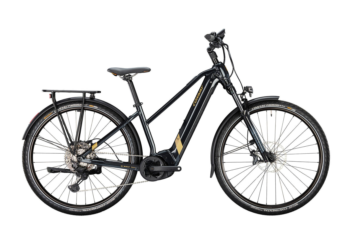 Conway elektrische trekkingfiets cairon t 6.0 mod. 24 ebike conw.cairon t 6.0 28 53 trap.11sp bl. gold