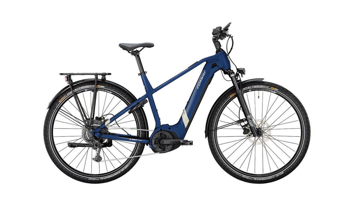 Conway elektrische trekkingfiets cairon t 2.0 625 mod. 23 ebike conw.cairon t 2.0 625 28 51 diam. blue des.