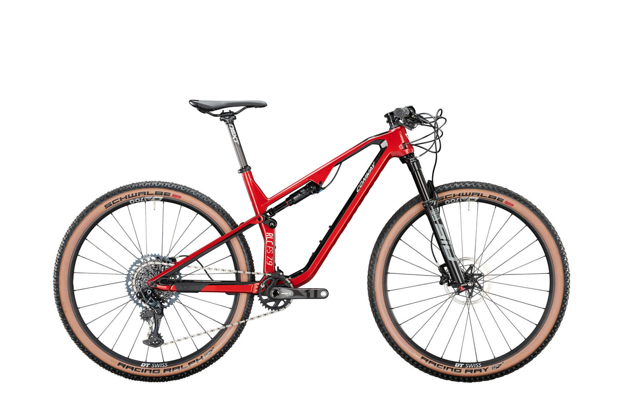 Conway mtb full-suspension rlc fs 7.9 mod. 22 bike con.rlc fs 7.9 29 43 full sus.12sp red white