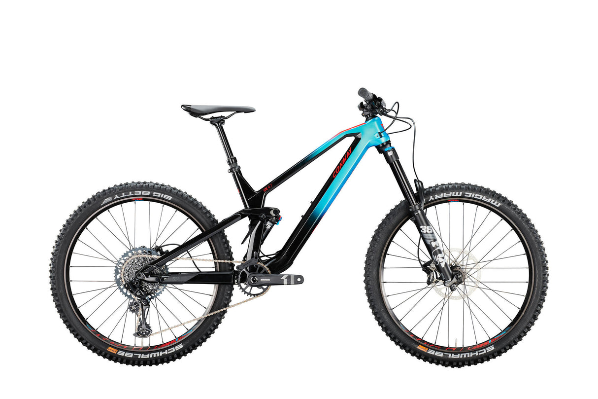 Conway mtb full-suspension wme 4.7 mod. 24 bike conw.wme 4.7 27,5 46 full sus.12sp turq. red