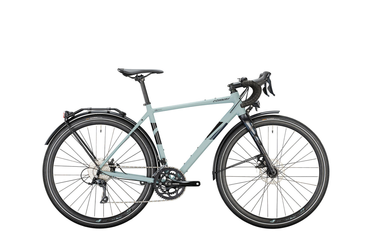Conway gravel grv 4.0 c mod. 24 bike conw.grv 4.0 c 28 55 diam. 18sp grey black