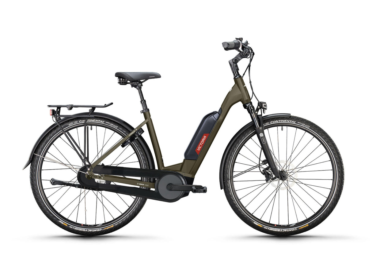 Elektrický trekingový bicykel Victoria cysalo 9 (#1) ebike vict.cysalo 9 28 56 low entry 7sp fw gray