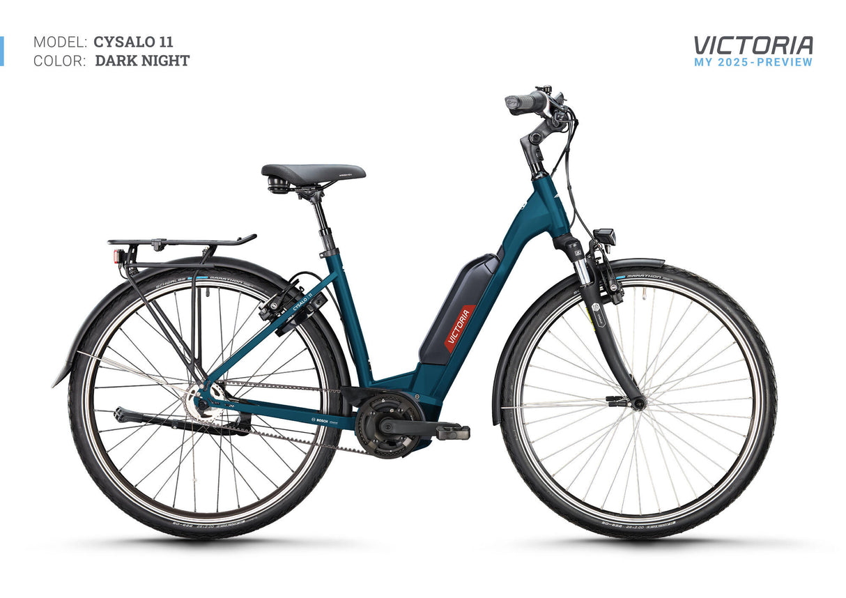 Elektrické trekingové kolo Victoria cysalo 11 (#1) ebike vic.cysalo 11 28 56 low entry 7sp cb blue