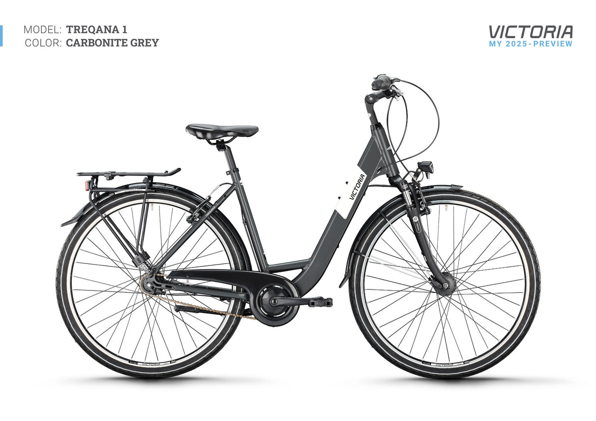 Victoria trekkingfiets treqana 1 (#1) wheel treqana 1 28 55 wave 7gg carb. grey