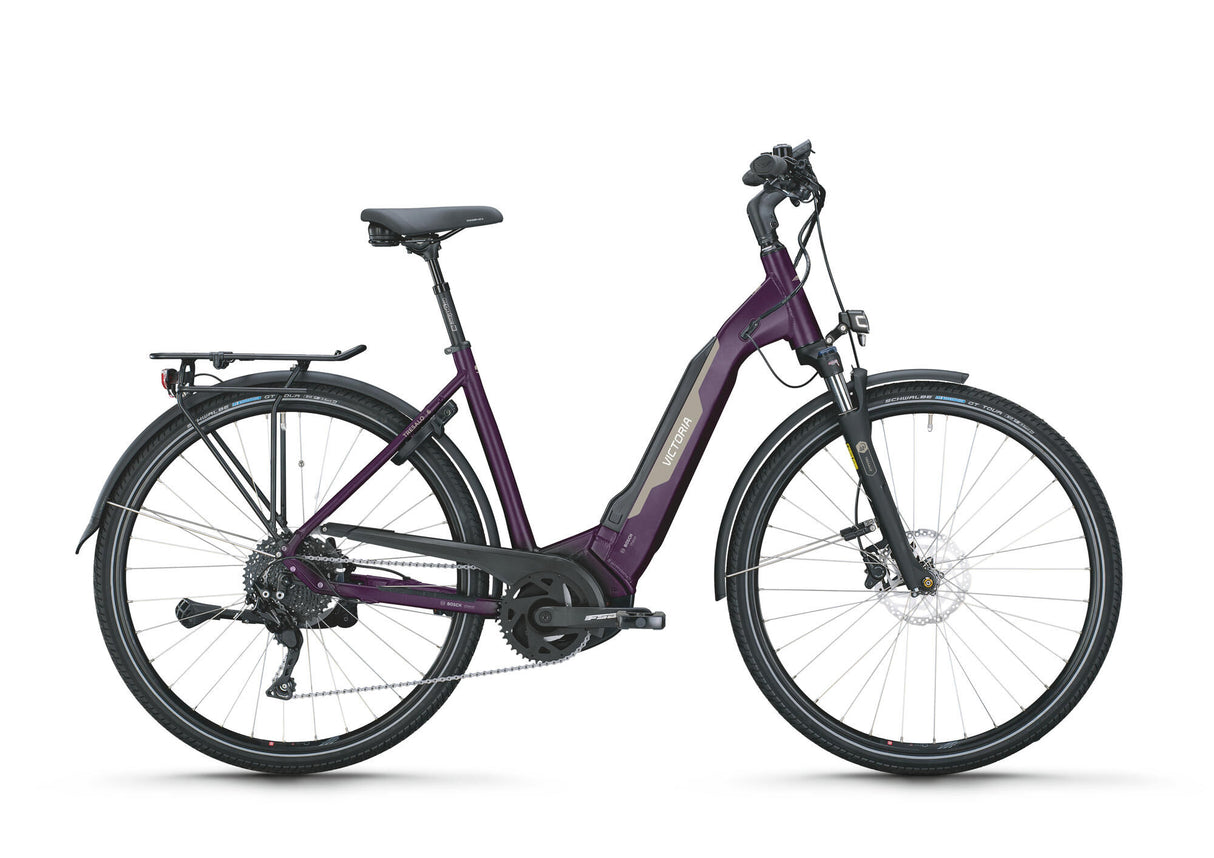 Victoria elektrische trekkingfiets tresalo 6 (#1) ebike vict. tresalo 6 28 52 10sp wave purple