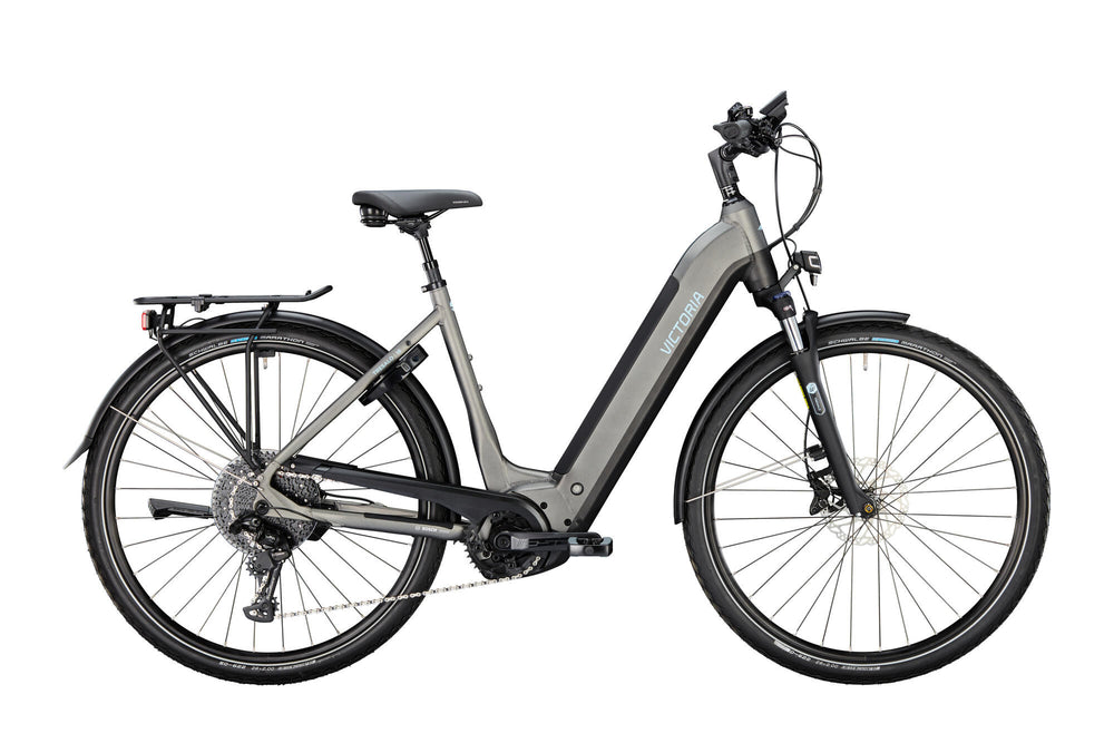 Victoria electric trekking bike Tresalo 16 (#1) ebike Vict. Tresalo 16 28 52 11sp wave bat black