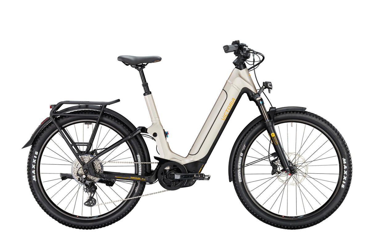Victoria elektrische full suspension parcours 4 (#1) ebike vict.parcours 4 28 56 10sp wave grey
