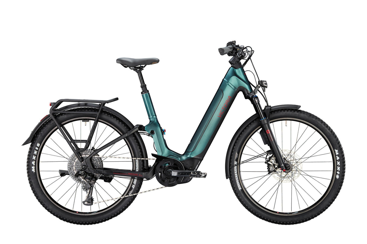 Victoria elektrische full suspension parcours 6 (#1) ebike vict. parcours 6 28 51 11sp wave black