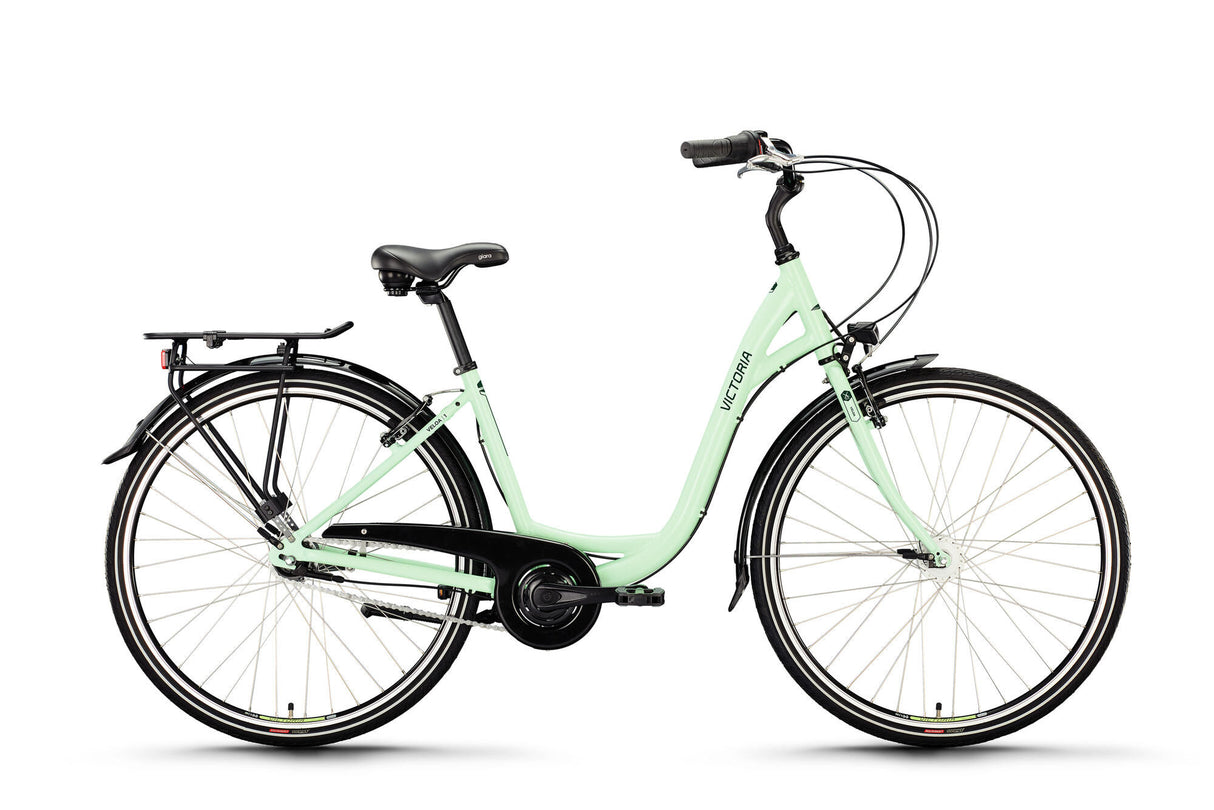 Victoria stadsfiets classic 1 mod. 24 bike vict.classic 1 28 50 low entry 3sp ice green