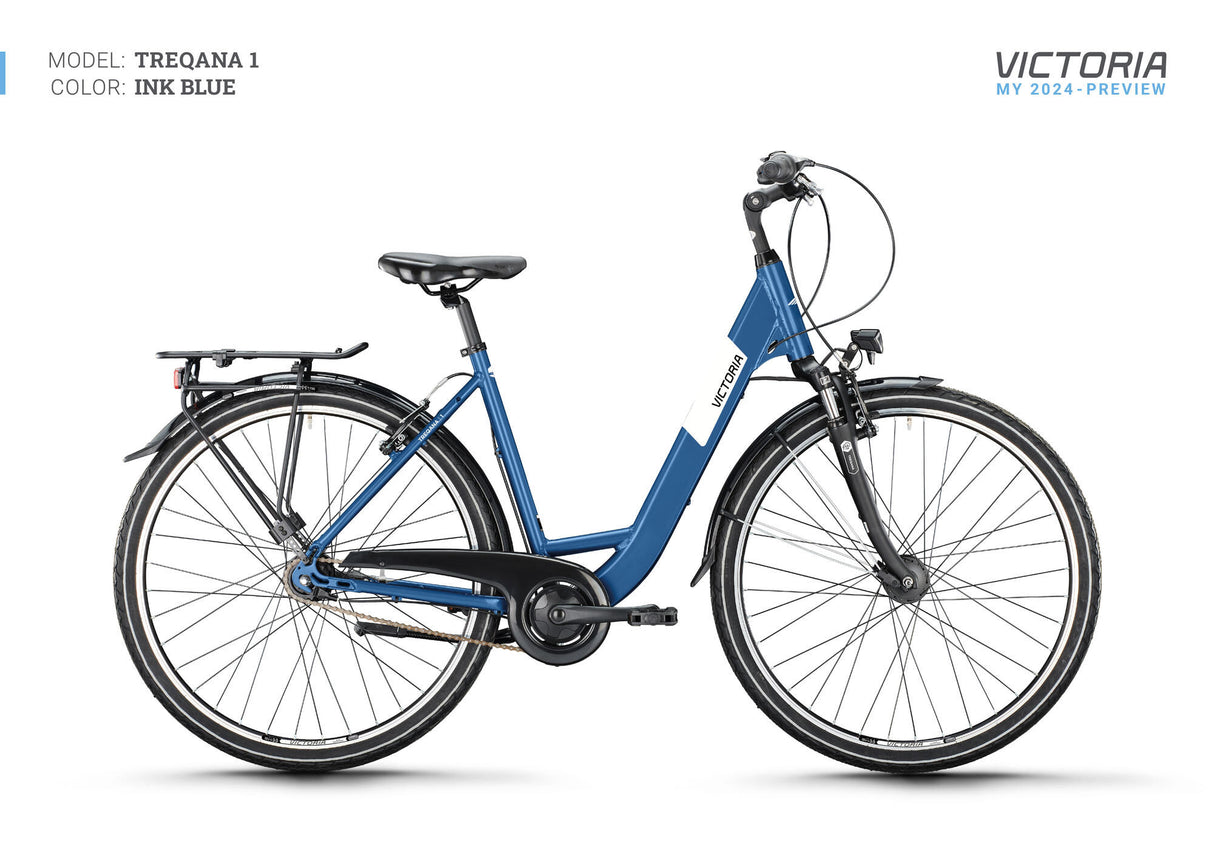 Victoria trekkingfiets treqana 1 mod. 24 bike vict.treqana 1 28 55 wave 7sp ink blue