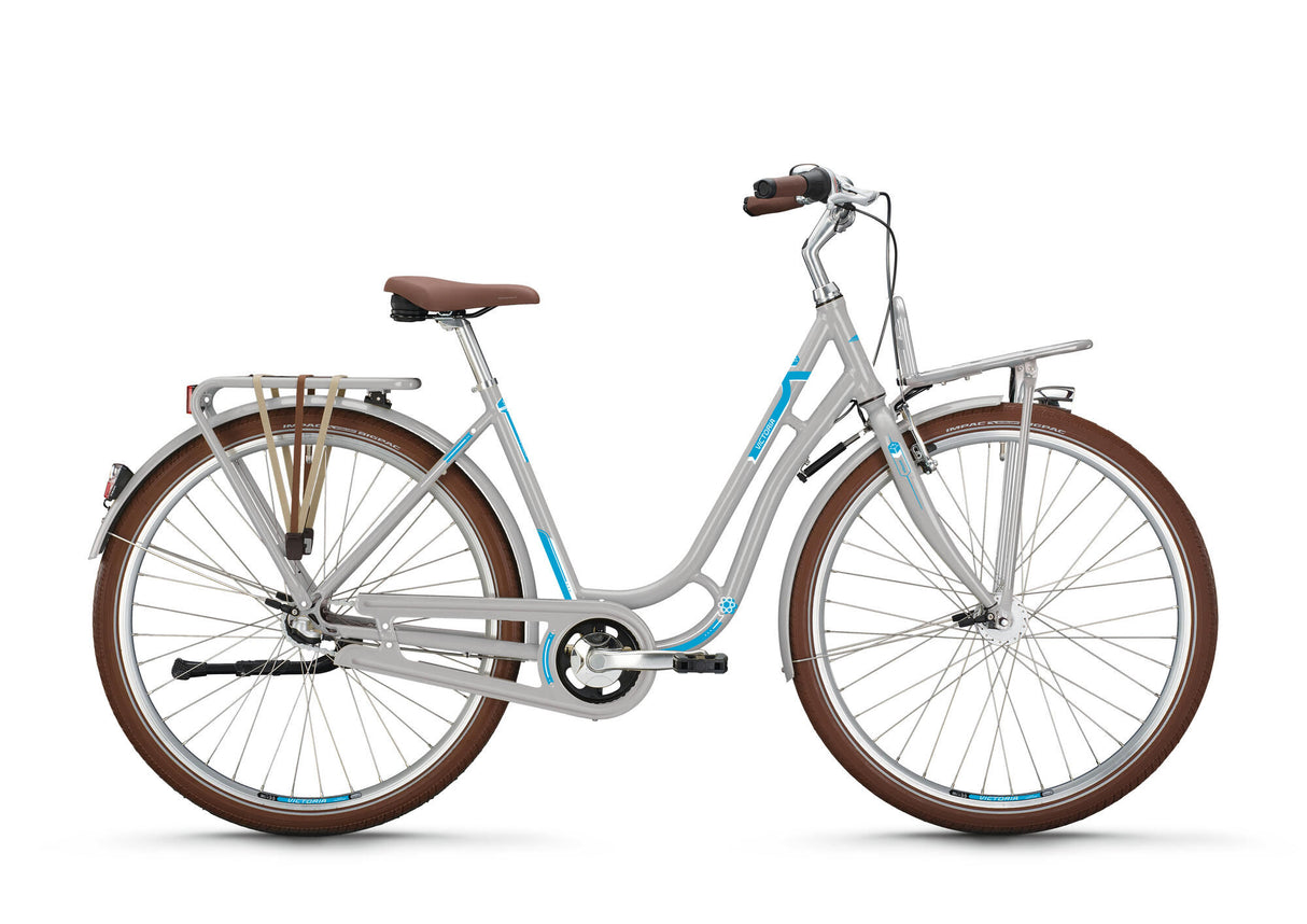 Victoria stadsfiets antiqa 7 mod. 24 bike vict.antiqa 7 28 55 nost. 7sp beetle white