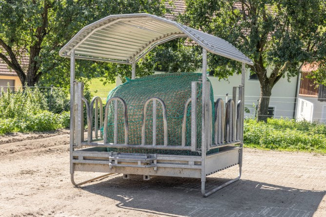 Producten hooinet voor ronde balen v ophangen 125x160 cm 4 5cm