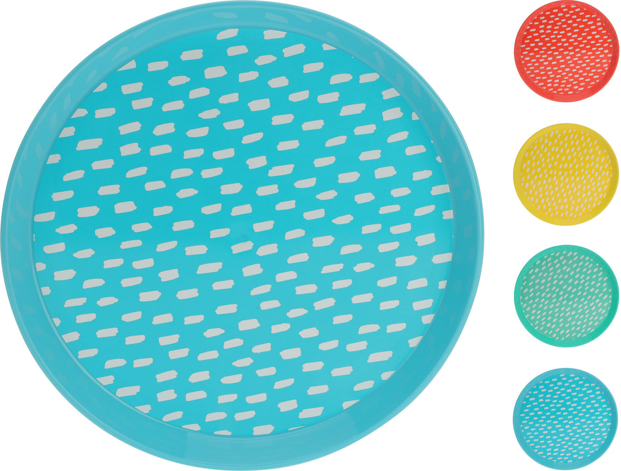 Excellent houseware plate set 4-piece ø21cm plastic