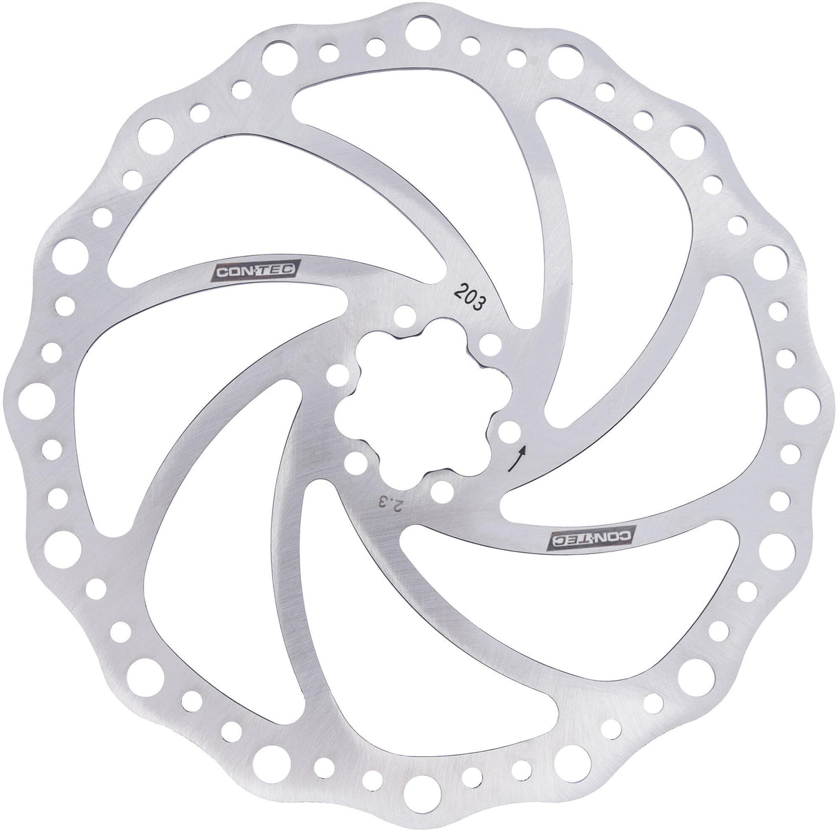 Contec brake disc cdr-et ct disc br. rotor cdr-et 203mm x 2.3mm 6-loch