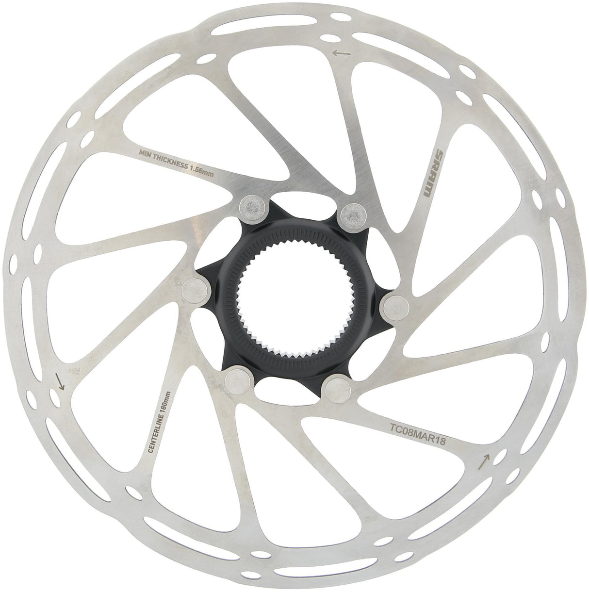 Sram brake disc centerline rotor centerline center lock 180mm