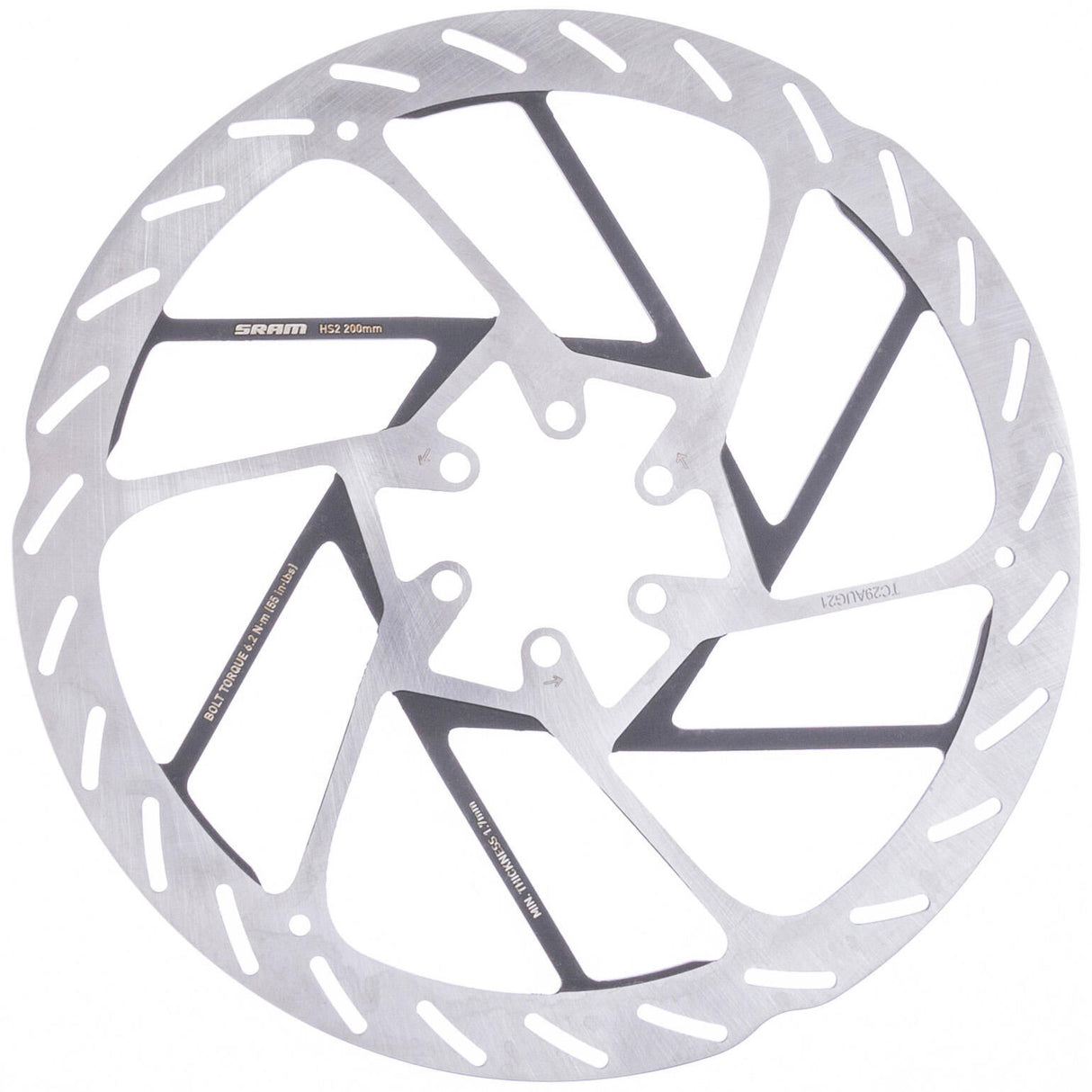 Sram brake disc hs2 disc brake hs2 6h 200mm