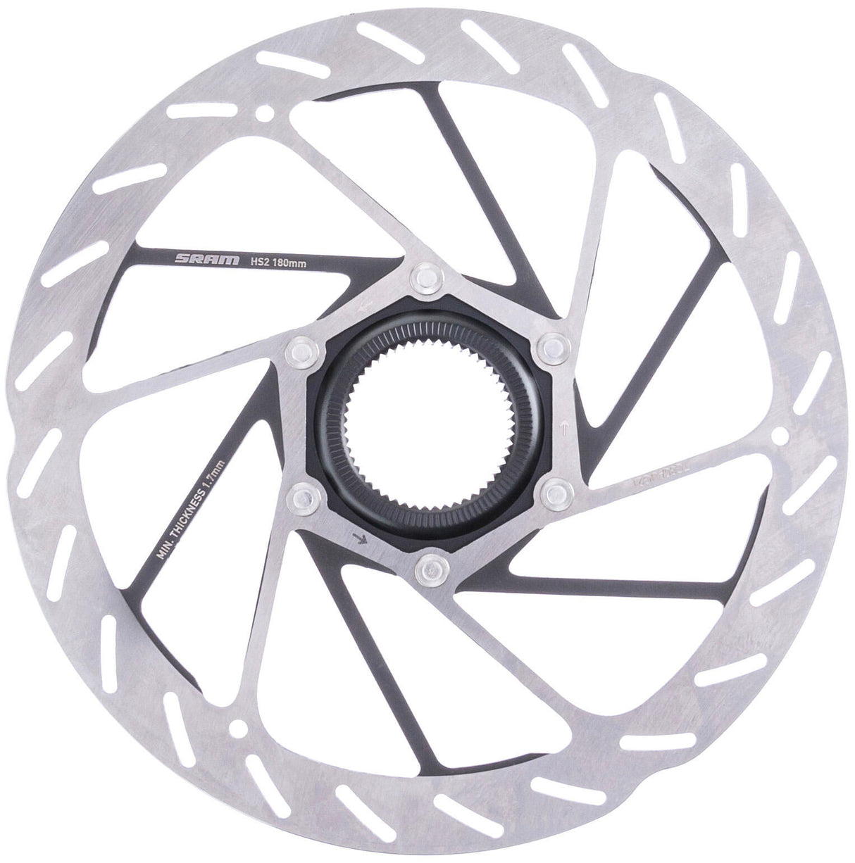 Sram brake disc hs2 disc brake hs2 cl 180mm