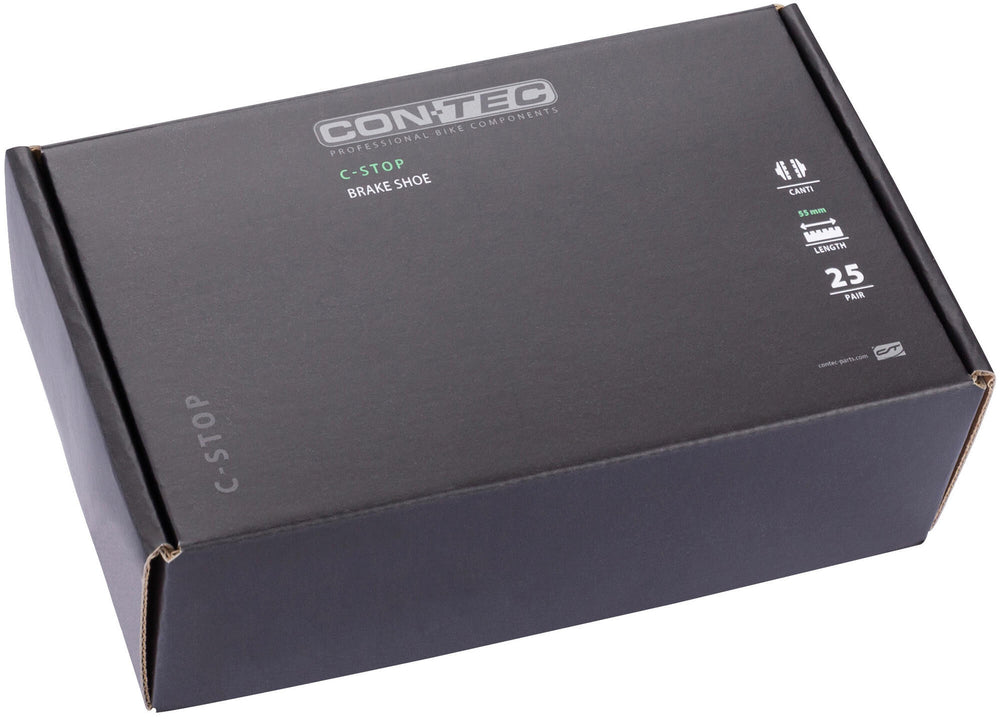 Contec brake shoe c-stop ct brake shoe c-stop medium compound box 25 pa