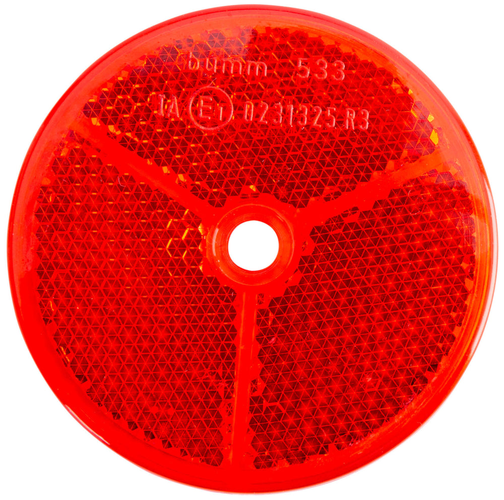 Busch + müller busch müller reflector bm rear reflector plastic 61mm, red