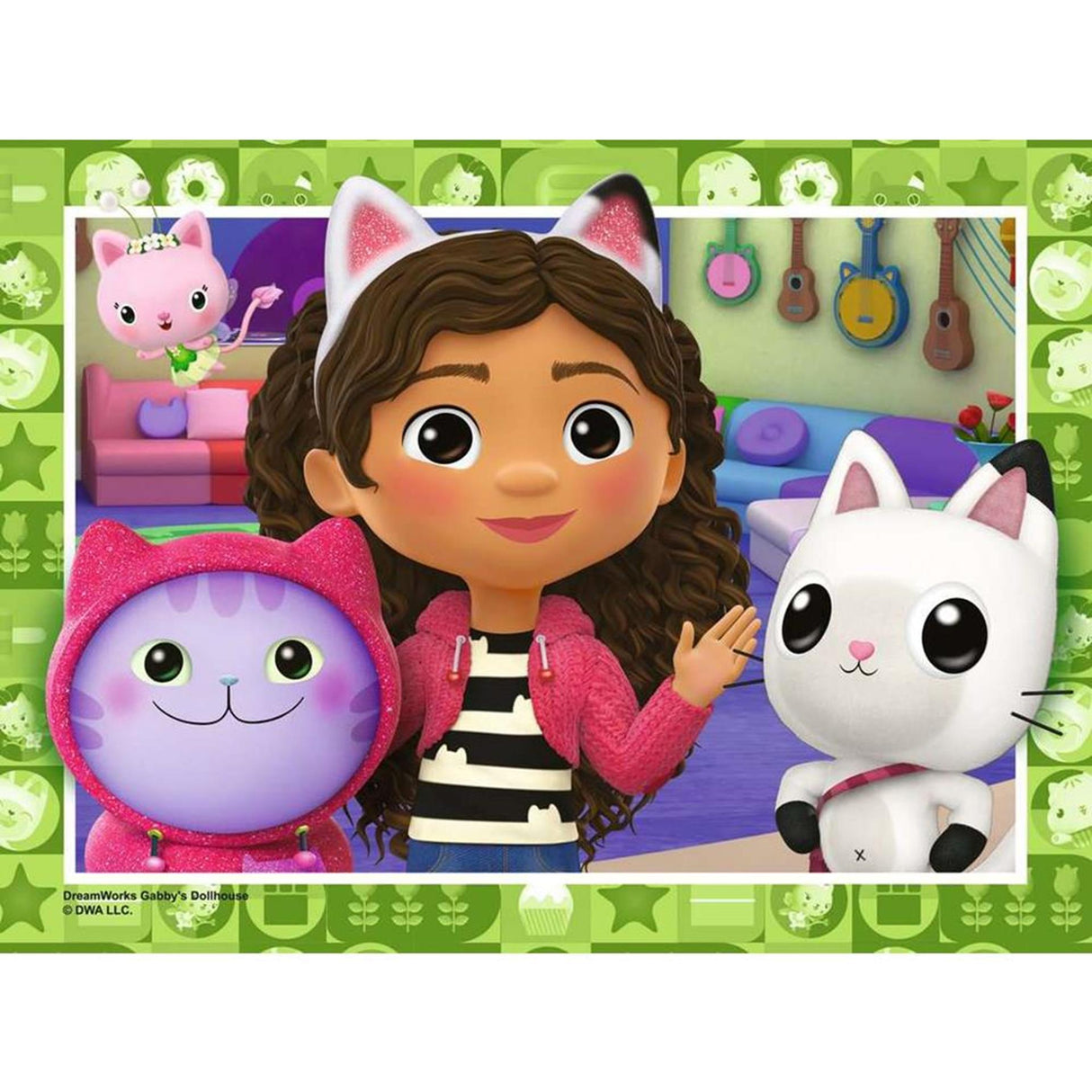 RAVENSBURGER - Puzzle da perna de boneca de Gabby 4in1