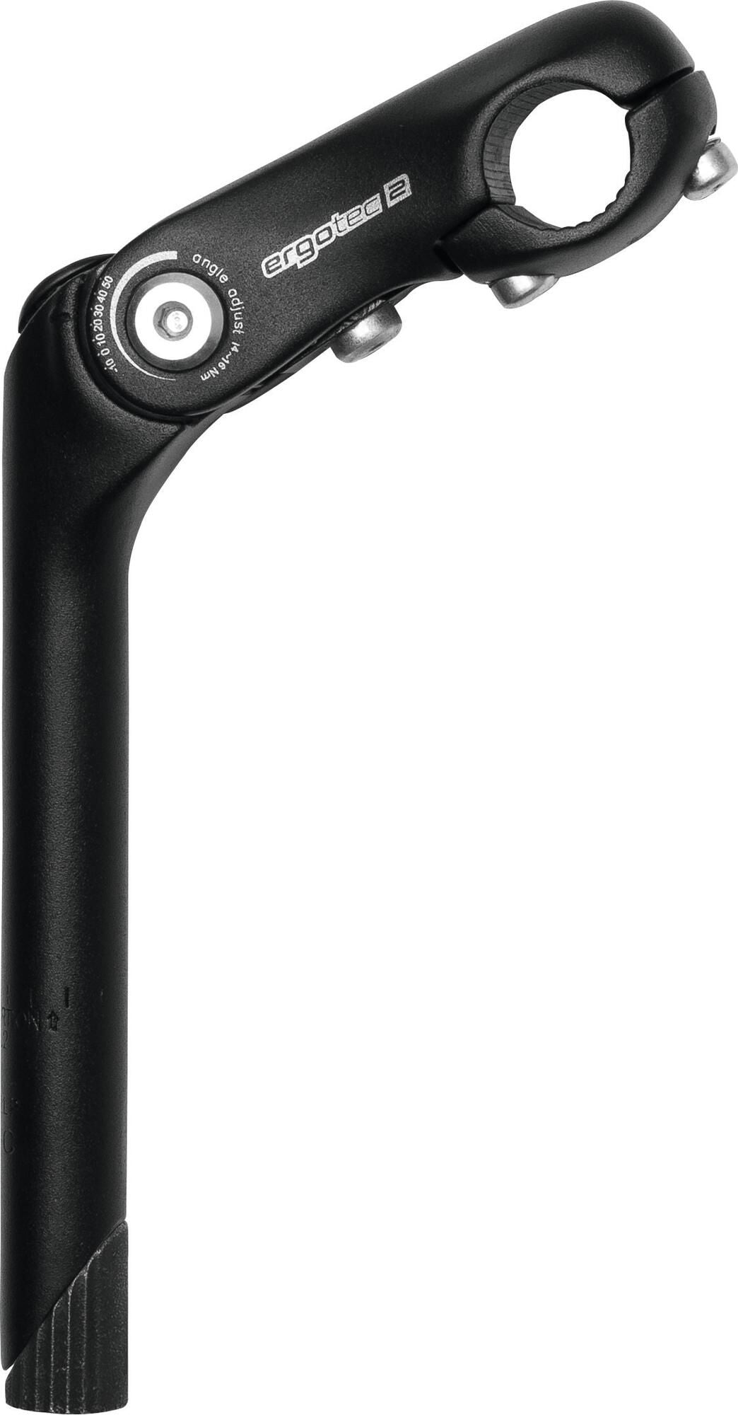 Ergotec stem kobra vario stem cobra 25,4mm 90 180mm black alu