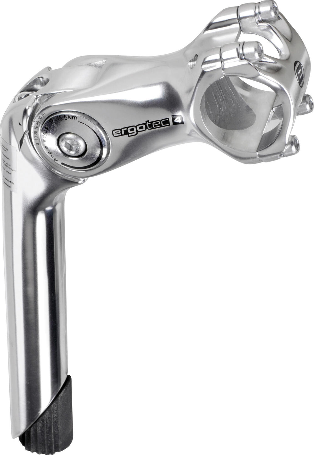 Ergotec stuurpen octopus 2 verstelbaar 31.8mm 110mm zilver