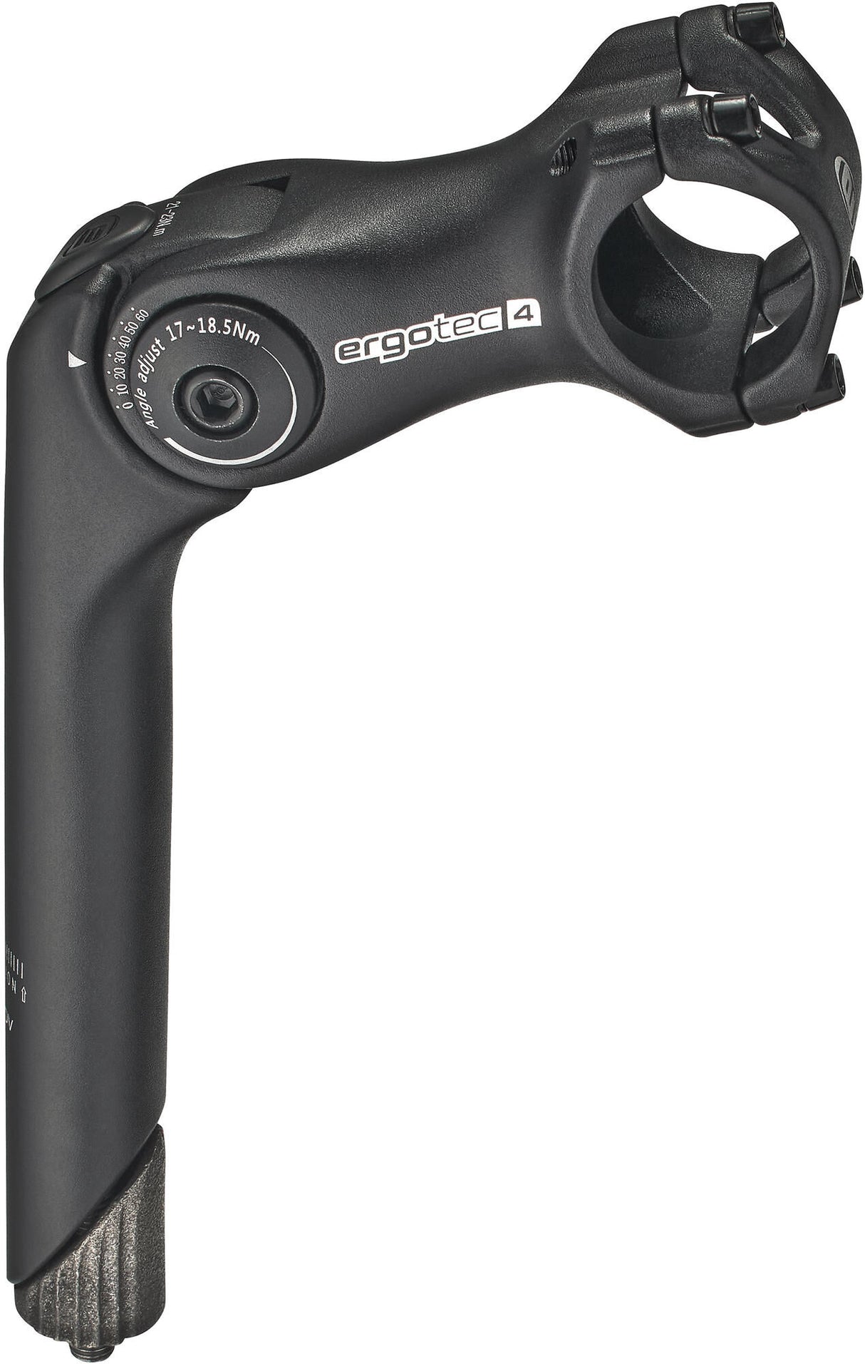Ergotec stem octopus 2 adjustable 25.4mm 90mm matt black