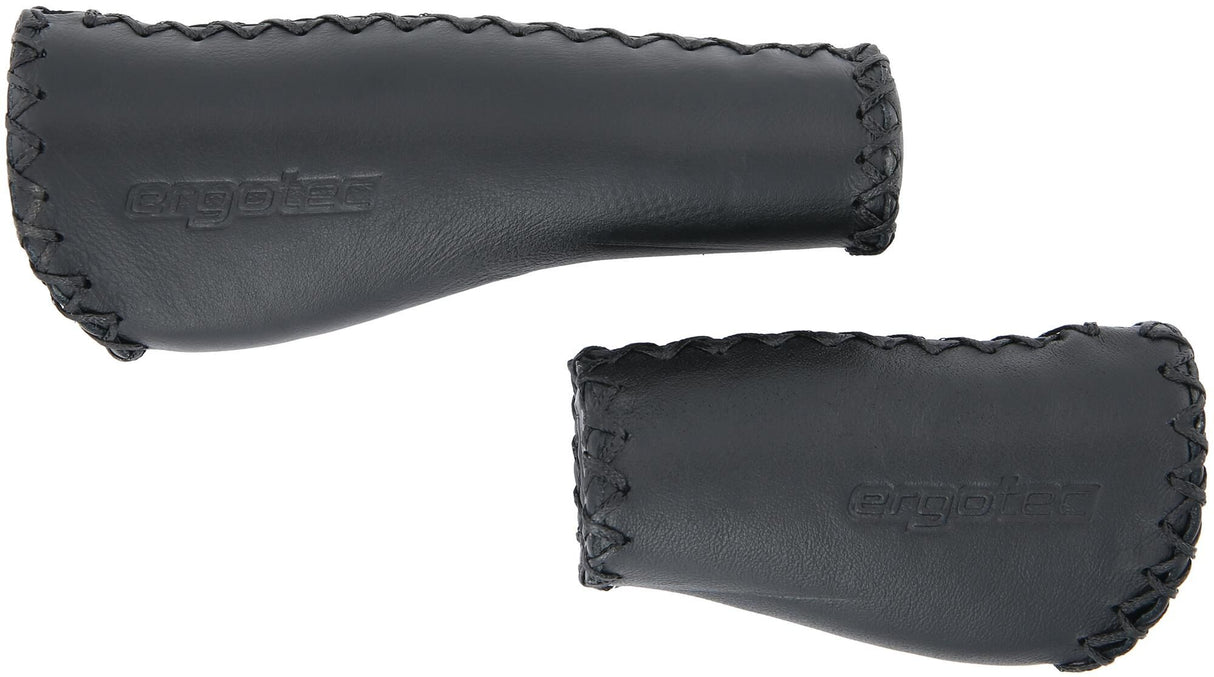 Ergotec Handles Monaco Leather Long Short Black