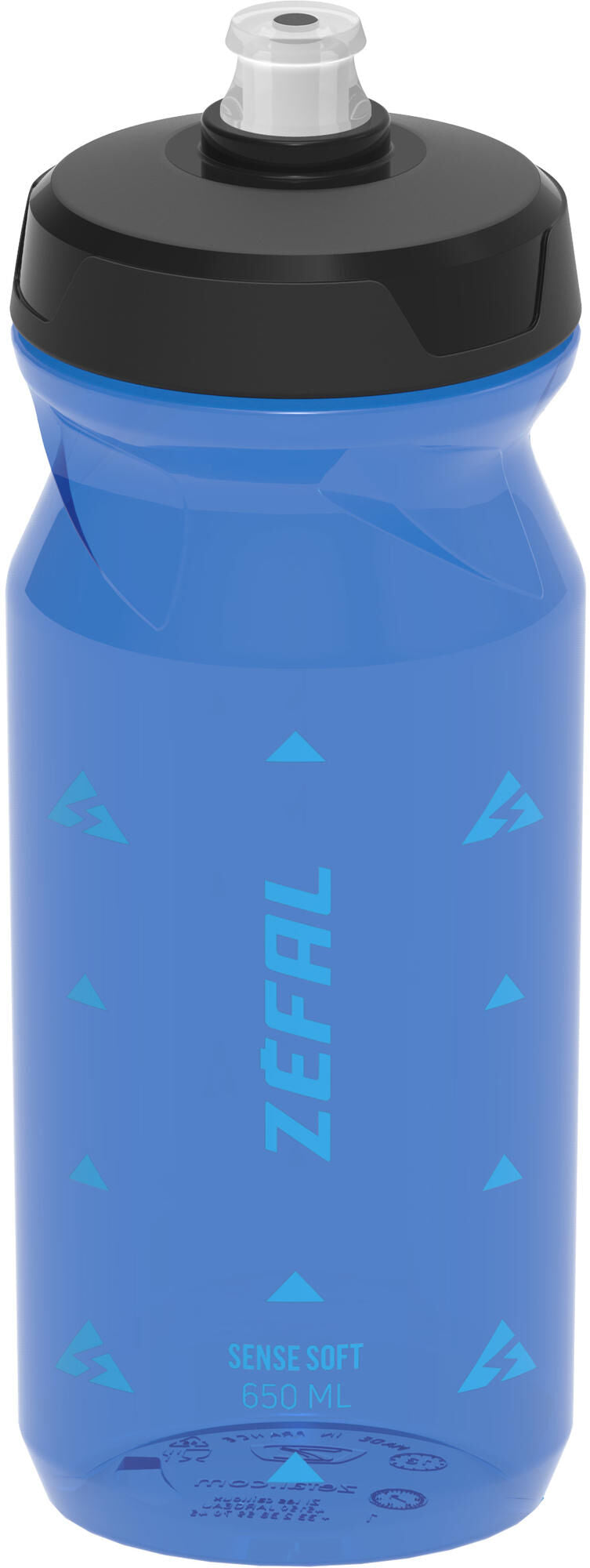 Zéfal vannflaske sense soft bottle sense soft 650ml transblå