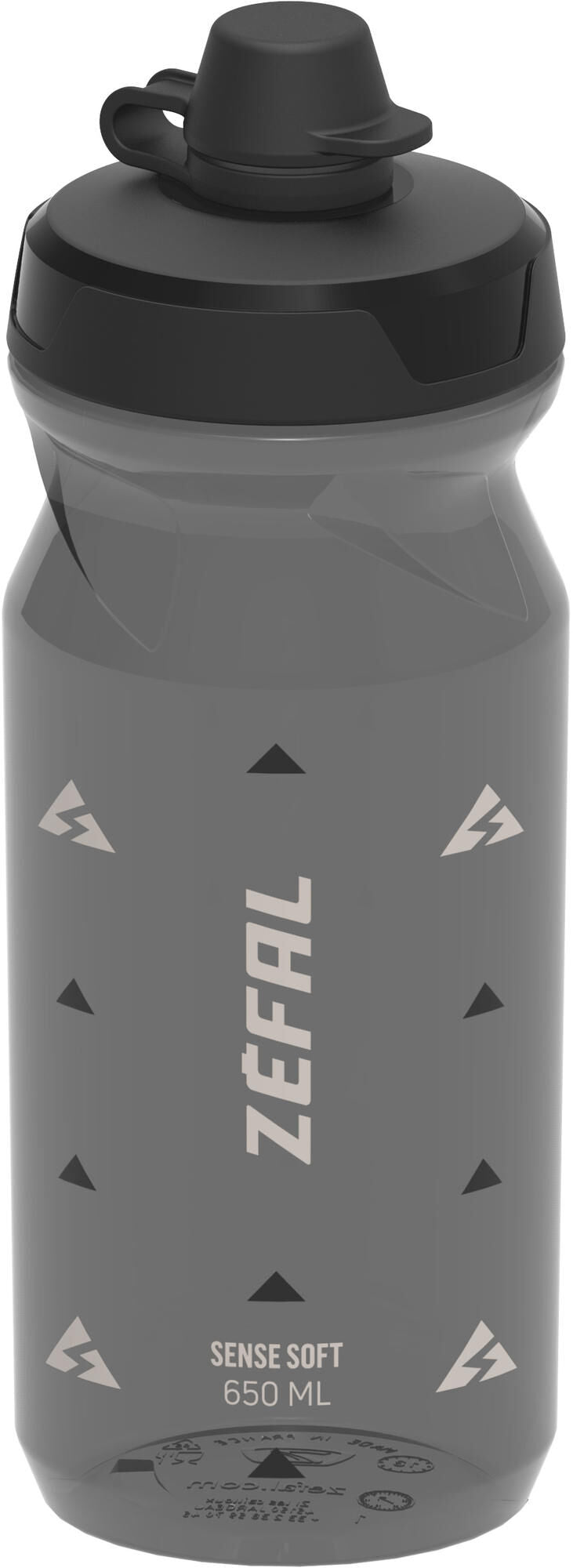 Zéfal water bottle sense soft bottle sense soft 650ml no mud black