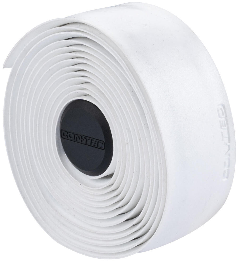 Contec handlebar tape comfort.tacky ct bar tape comfort.tacky 200mm white metallic