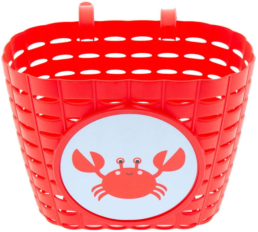 Widek children's bicycle basket explorer kids baskets explore clappy crab