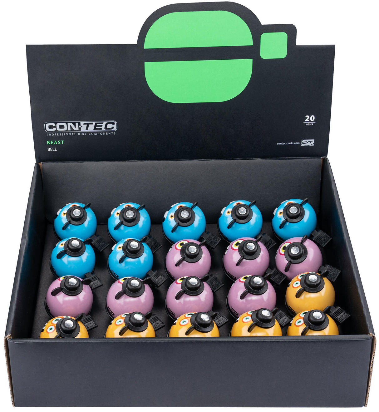 Contec bicycle bell beast ct bell beast display 20 pcs.