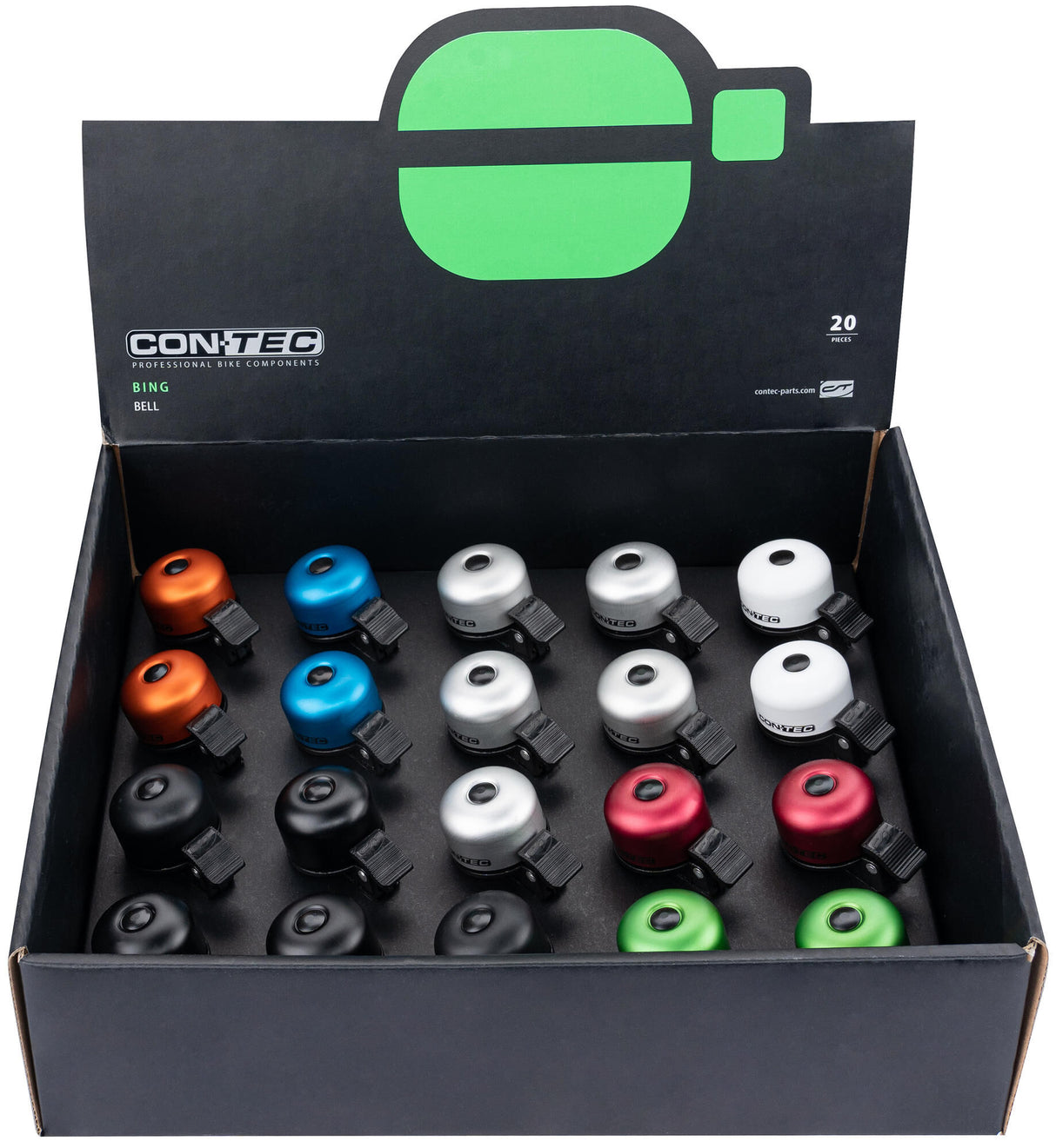 Contec Mini Bicycle Bell Bing Ct Mini Bell Bing Display 20 Stéck.