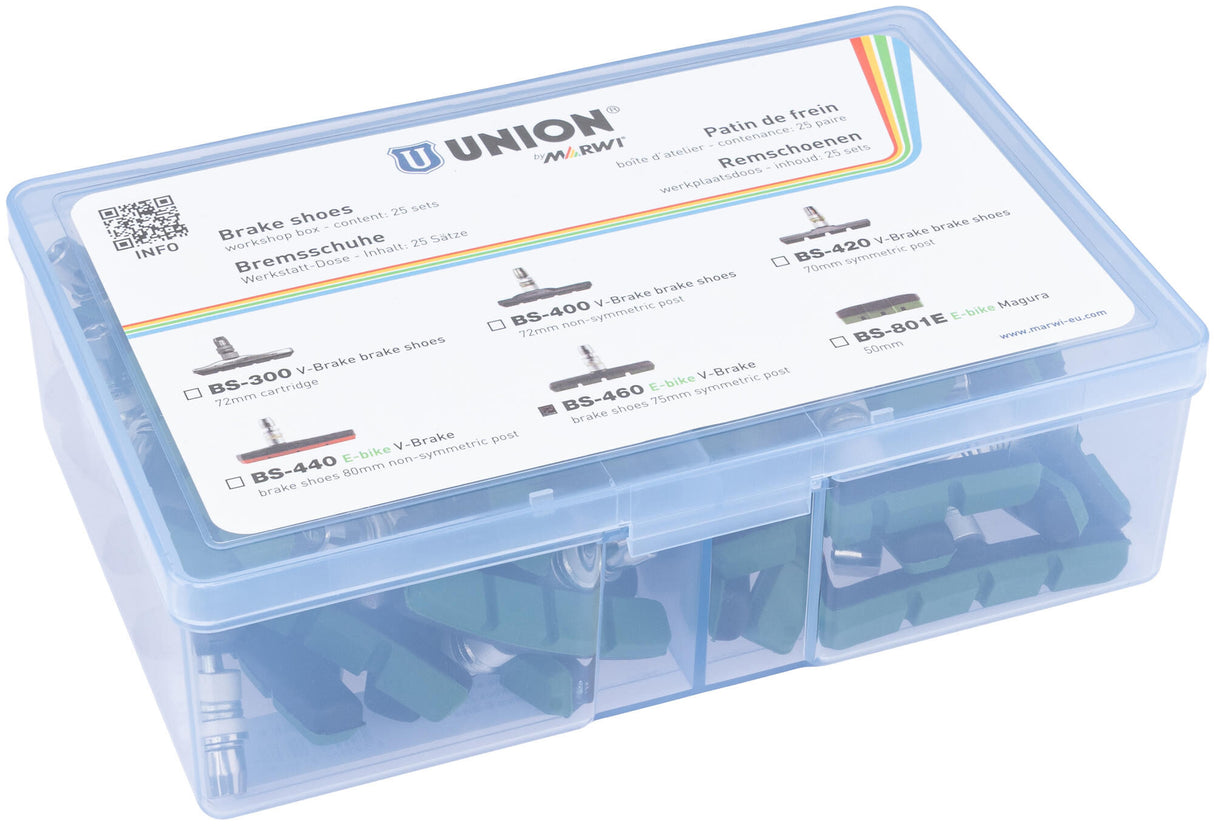 Marwi union skivebremsesett bs-460 v-brems 75mm (25pr)