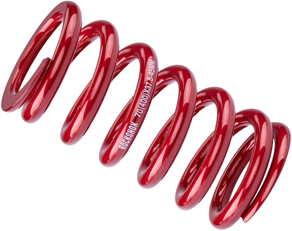 Rockshox spring spring rs 37.5-45mm 114mm 400 lb elect.red