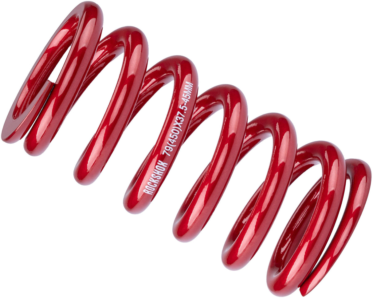 Rockshox spring spring rs 37.5-45mm 114mm 450lb elect.red