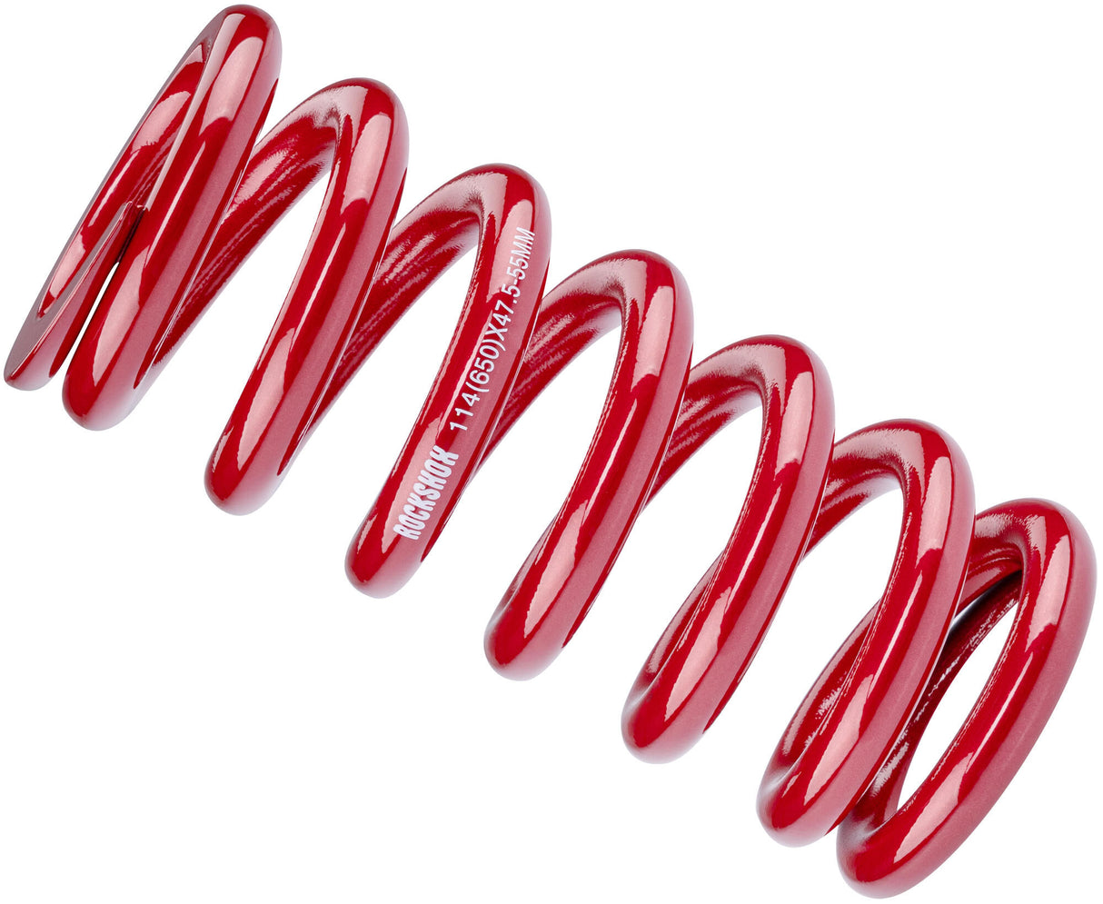 Rockshox spring spring rs 47.5-55mm 134mm 650 lb electr.red