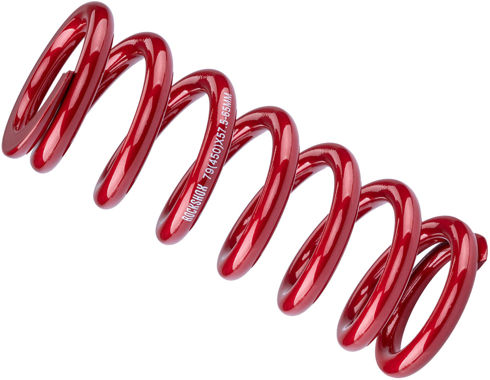 Rockshox spring spring rs 57.5-65mm 151mm 450 lb electr.red