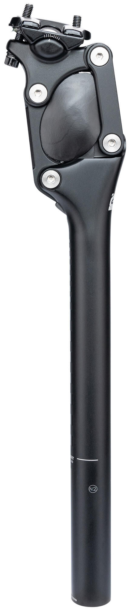 Contec parallelogram suspension seat post sp-060 slim long travel ct parallel.saddle suppor sp-060 slt 31.6x400mm