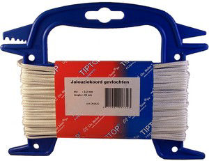 Jalouziekoord wit 23 mm 20m wit