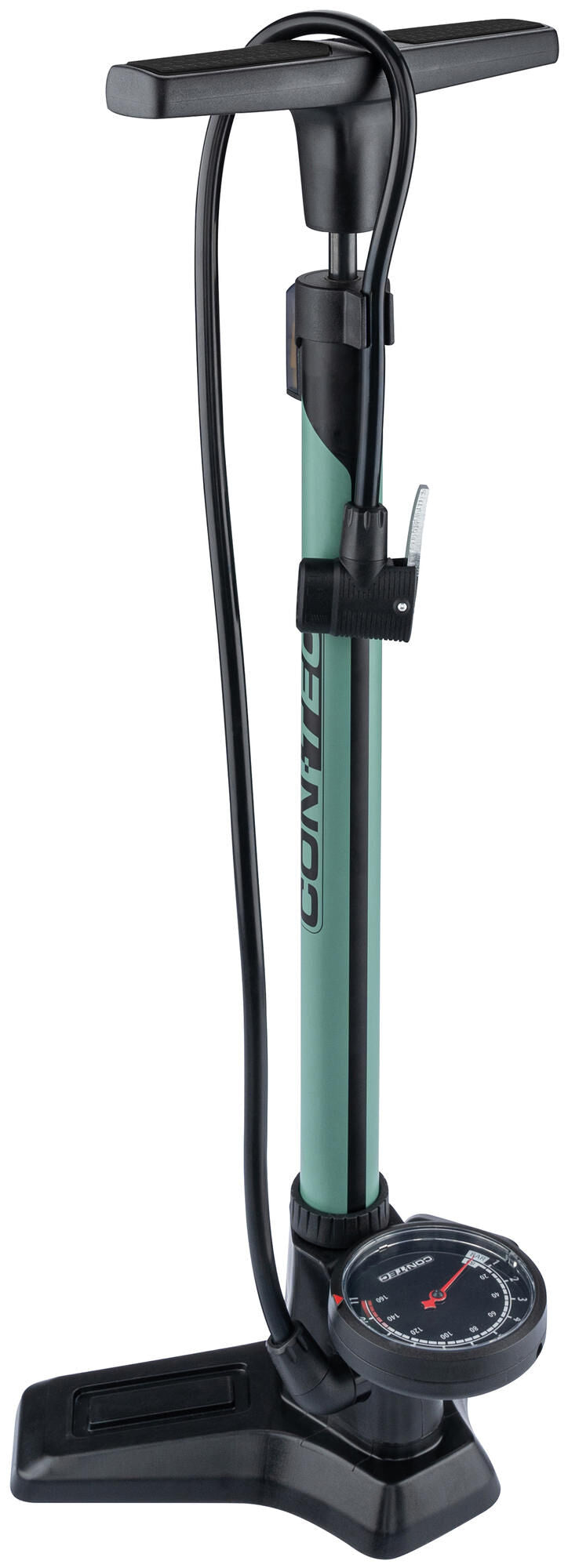 Contec floor pump air support twist ct hand compressor air support twist black green