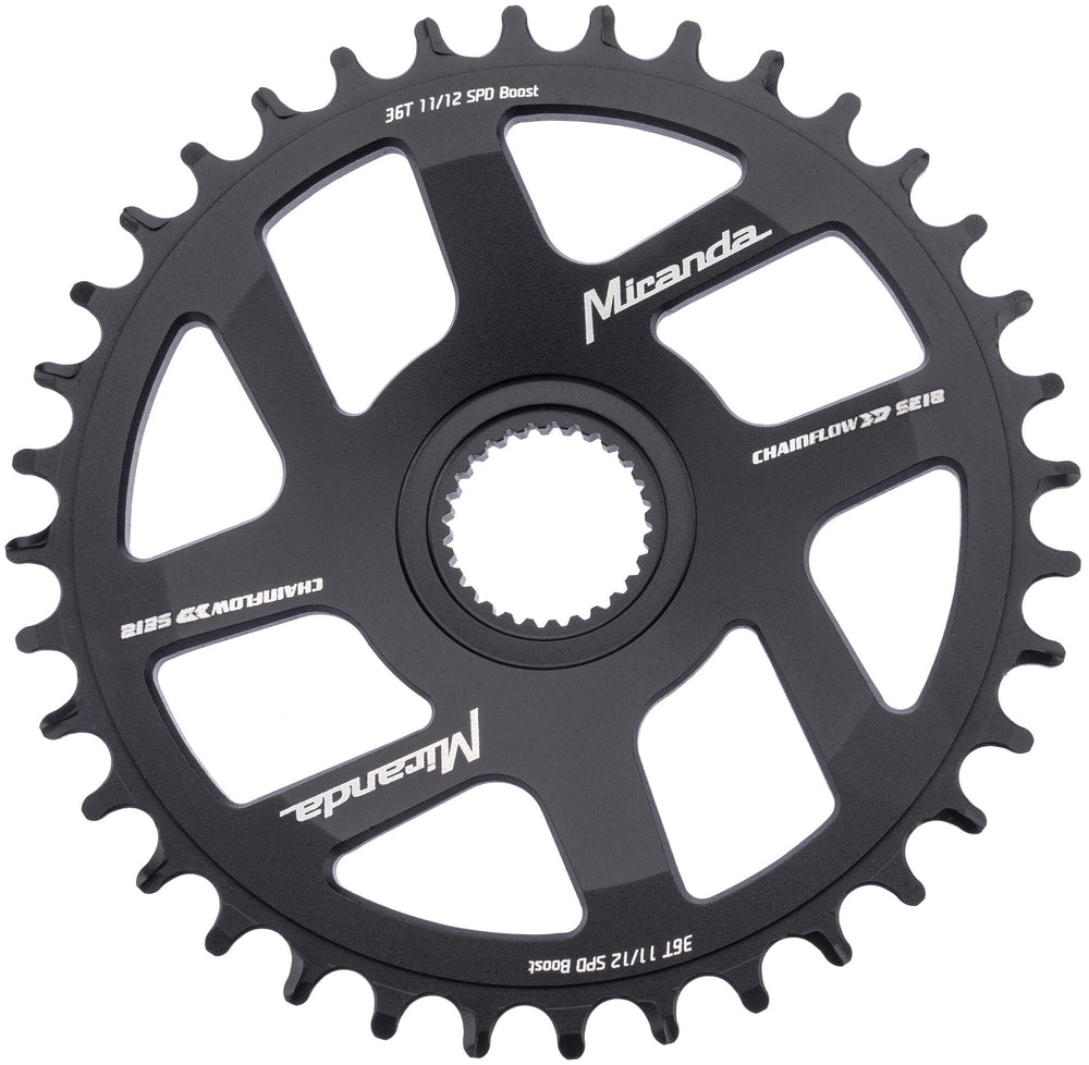 Miranda chainring chainflow 3d se12 chain ring 36t gen.4 bes3