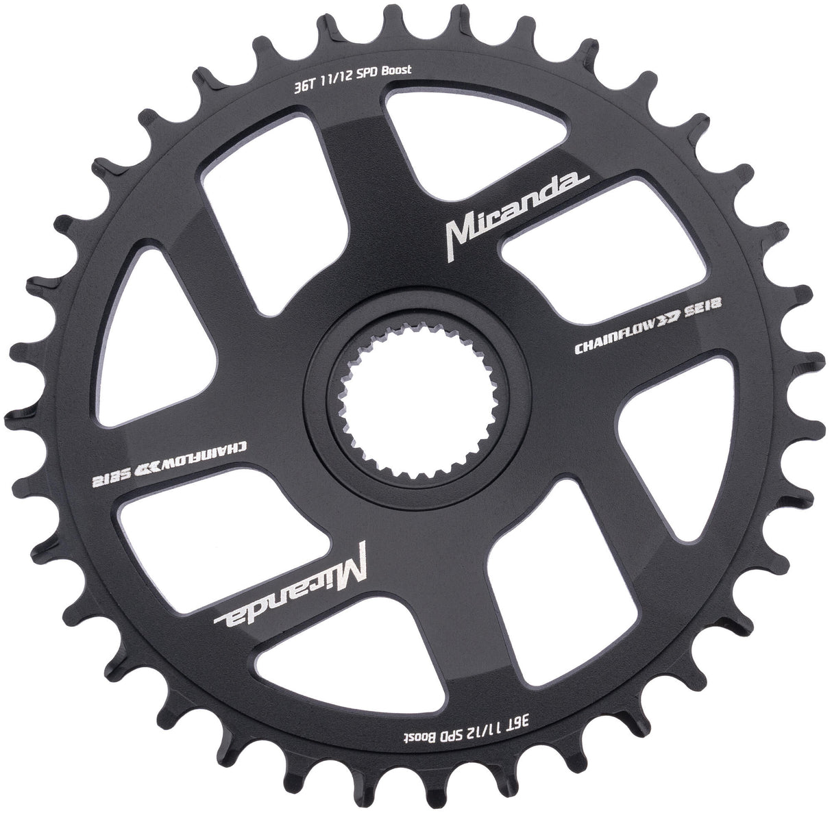 Miranda chainring chainflow 3d se12 chain ring 36t gen.4 bes3