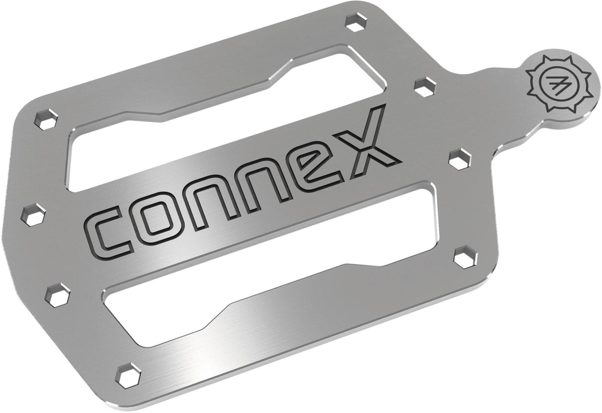 Connex chainring wear gauge silver